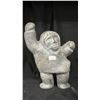 Image 1 : INUIT 'DRUM DANCER' PETER SEVOGA SOAPSTONE CARVING