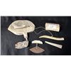 Image 4 : HAND CARVED INUIT BONE SCULPTURES & SOAPSTONE CARVINGS