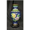 Image 2 : CLOISONNE VASE ON STAND