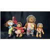 Image 1 : (3) STEIFF STUFFED BEARS & TRADITIONAL MEXICAN FIGURINE