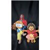 Image 2 : (3) STEIFF STUFFED BEARS & TRADITIONAL MEXICAN FIGURINE