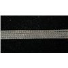 Image 2 : NEW PLATINUM PLATED 2.0 MM MULTI-STRAND SIMULATED DIAMOND (CZ) BRACELET