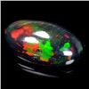 Image 1 : 4.57 CT CERTIFIED BLACK OPAL GEMSTONE ($9,140 APPRAISAL, APPRAISAL NOT GUARANTEED)