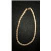 Image 2 : NEW 14K GOLD PLATED 8 MM SERPENTINE NECKLACE - 18" LONG