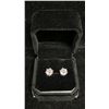 Image 1 : NEW .925 SILVER 2CT EACH SIMULATED DIAMOND (CZ) STUD EARRINGS