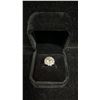 Image 1 : NEW 925 SILVER 3CT MOISSANITE LAB DIAMOND HALO RING - RESIZABLE