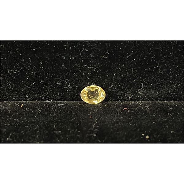 OVAL YELLOW CITRINE - APPROX. 1 CARAT