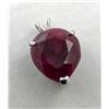 Image 1 : 2.6 CT CERTIFIED SILVER RUBY GEMSTONE PENDANT ($2,220 APPRAISAL, APPRAISAL NOT GUARANTEED)