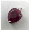 Image 2 : 2.6 CT CERTIFIED SILVER RUBY GEMSTONE PENDANT ($2,220 APPRAISAL, APPRAISAL NOT GUARANTEED)