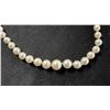 Image 2 : 10KT WHITE GOLD PEARL NECKLACE - APPROX. 16"
