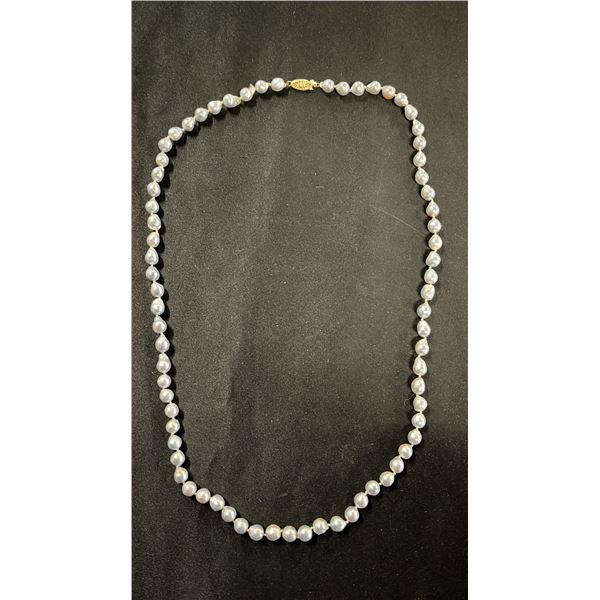 PEARL NECKLACE - APPROX. 26"