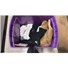 Image 5 : BIN OF ASSORTED WOMENS CLOTHING COATS, SHIRTS & MORE