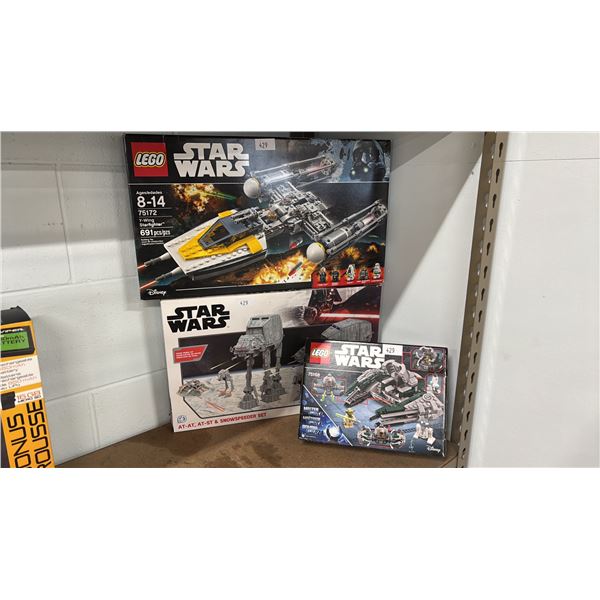 LEGO STAR WARS 75172, LEGO STAR WARS 75168 & STAR WARS PAPER MODEL KIT