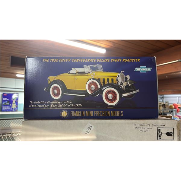FRANKLIN MINT PRECISION MODELS THE 1932 CHEVY CONFEDERATE DELUXE SPORT ROADSTER