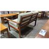 Image 3 : MID CENTURY DANISH MODERN TEAK UPHOLSTERED LOVESEAT