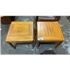 Image 2 : PAIR OF MID CENTURY DANISH MODERN HENNING ODDENSE TEAK END TABLES MADE IN DENMARK 21" X 21" X 18.5"