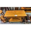 Image 2 : MID CENTURY DANISH MODERN 2-DRAWER TEAK HALL TABLE 36" X 16" X 29"