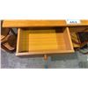 Image 3 : MID CENTURY DANISH MODERN 2-DRAWER TEAK HALL TABLE 36" X 16" X 29"