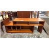 Image 1 : MID CENTURY DANISH MODERN ADJUSTABLE TEAK ENTERTAINMENT STAND 46" X 16" X 23"