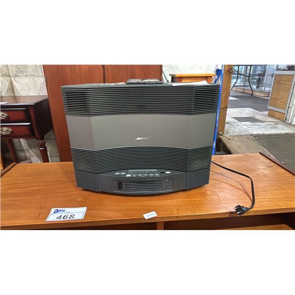BOSE ACOUSTIC WAVE MUSIC SYSTEM II WITH 2 REMOTES & POWER CORD