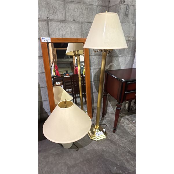 2 ASSORTED LAMPS