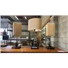 Image 1 : 3 ASSORTED TABLE LAMPS