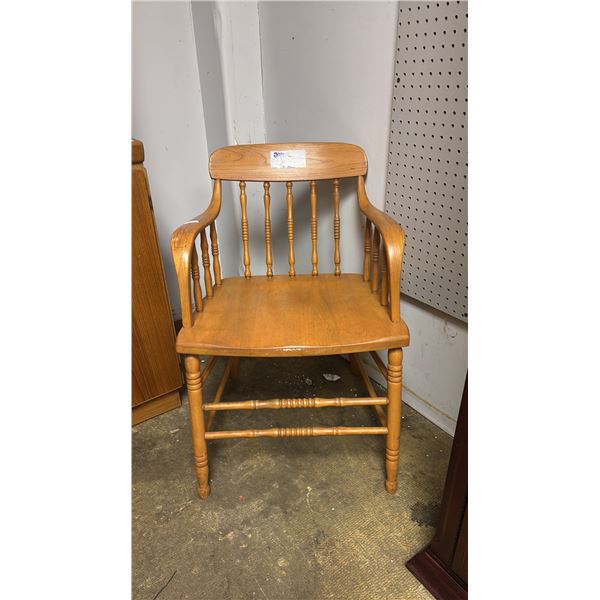 MAPLE RAILWAY STYLE ARM CHAIR