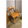 Image 2 : MAPLE RAILWAY STYLE ARM CHAIR