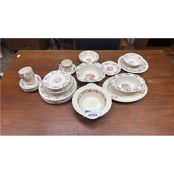APPROX 42-PC ALFRED MEAKIN DINNERWARE SET