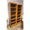 Image 1 : MID CENTURY DANISH MODERN TEAK 2-PC BOOKSHELF WALL UNIT 24.5" X 16.5" X 79"