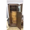 Image 2 : ANTIQUE OAK WARDROBE CABINET 31" X 16" X 71.5"