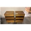 Image 2 : PAIR OF MID CENTURY DANISH MODERN TEAK NIGHT STANDS