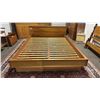 Image 1 : MID CENTURY DANISH MODERN TEAK QUEEN SIZE PLATFORM BED 84" X 63"
