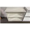 Image 2 : WHITE FINISH WOOD BOOKSHELF