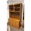 Image 1 : MID CENTURY DANISH MODERN TEAK 2-PC WALL UNIT 48" X 22" 79"