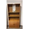 Image 1 : MID CENTURY DANISH MODERN TEAK BOOKSHELF WITH BOTTOM CUPBOARD 35.5" X 12" X 77"