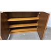 Image 2 : MID CENTURY DANISH MODERN TEAK BOOKSHELF WITH BOTTOM CUPBOARD 35.5" X 12" X 77"