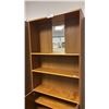 Image 3 : MID CENTURY DANISH MODERN TEAK BOOKSHELF WITH BOTTOM CUPBOARD 35.5" X 12" X 77"