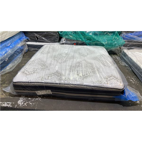 SIMMONS KING SIZE MATTRESS -WRAPPED *BUMP IN PILLOW TOP*