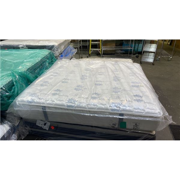 KINGSDOWN KING SIZE MATTRESS - WRAPPED *SCUFF MARK ON BOTTOM EDGE*