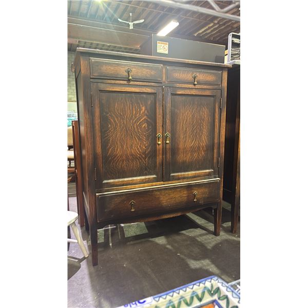 TWO DOOR THREE DRAWER STORAGE CABINET - APPROX. 38"W X 21"D X 49 1/2"H