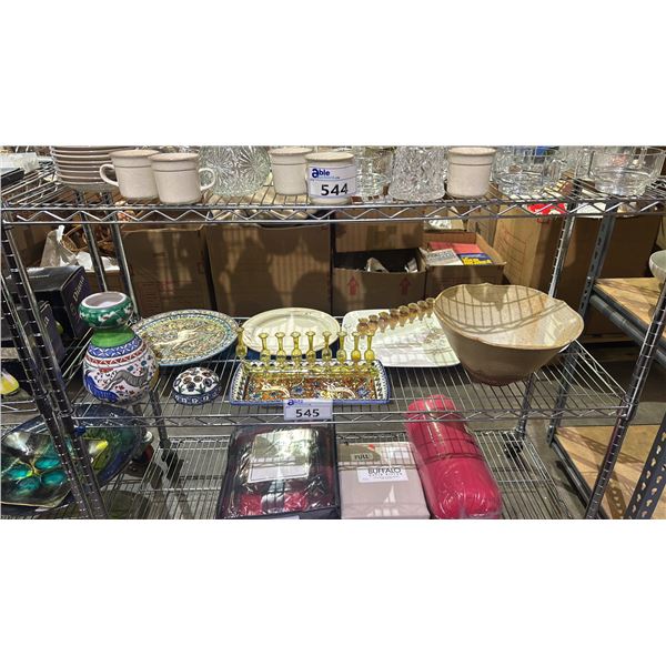 HANUKKAH MENORAHS, DECORATIVE PLATES & MORE