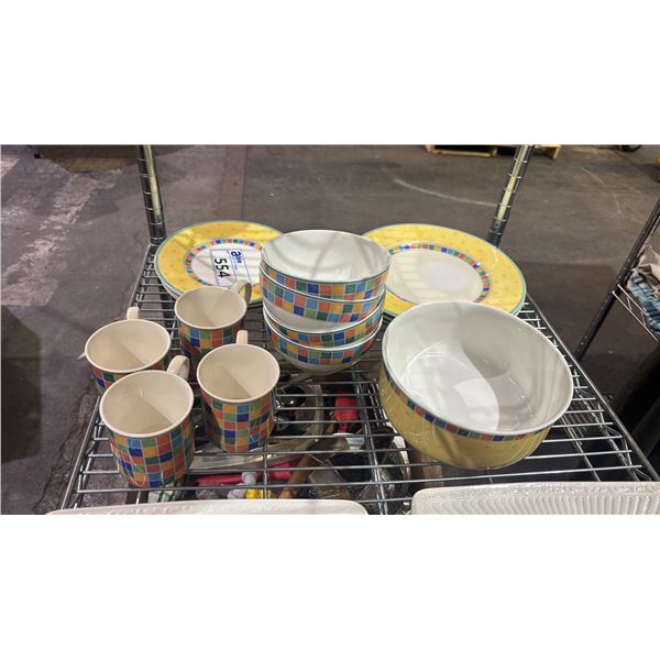 FOUR PERSON DINNERWARE SET