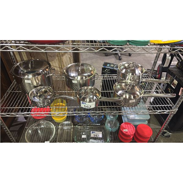 LAGOSTINA PROFESSIONAL STAINLESS STEEL COOKWARE SET