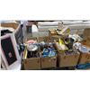 Image 1 : PALLET OF ESTATE GOODS - MUSIC CDS, STORAGE BASKETS, TRAVEL MUGS, BOWLS, PLATES & MORE