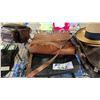 Image 3 : TILLEY RAFIA HAT, 4 ASSORTED BAGS & PURSES, SIZE 36 JOSEF SEIBEL SHOES & FANNY PACK
