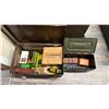 Image 1 : 2 METAL AMMO CRATES WITH ASSORTED AMMUNITION CONTENTS