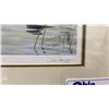 Image 3 : DON LI-LEGER "FISHING LOONS" FRAMED SIGNED 14.5" X 11.5" PRINT - ARTIST INFO ON BACK