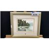 Image 1 : PAUL RUPERT "STANLEY PARK" FRAMED 16.5" X 14.5" SIGNED PRINT - ARTIST INFO ON BACK