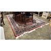 Image 2 : PATTERNED 9' X 6' AREA RUG WITH UNDERLAY *CONTENTS ON RUG NOT INCLUDED*